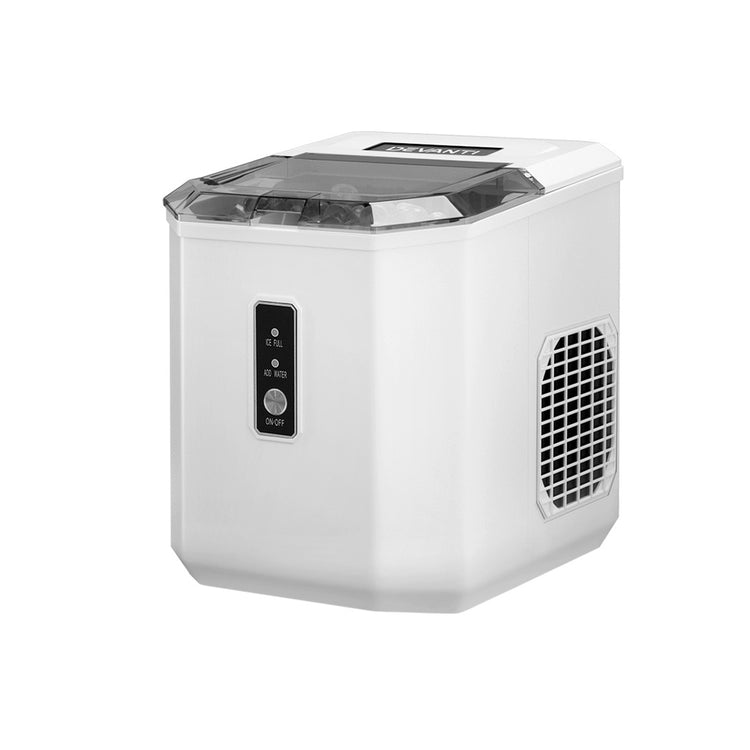 Devanti 12kg Ice Maker Machine Portable Ice Cube Tray Bar Countertop 2L Black - Flavour Fushion Cooking Shop