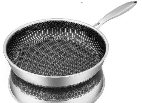 Tri-Ply 316 Frying Pan 32cm Double-Sided - Flavour Fushion Cooking Shop