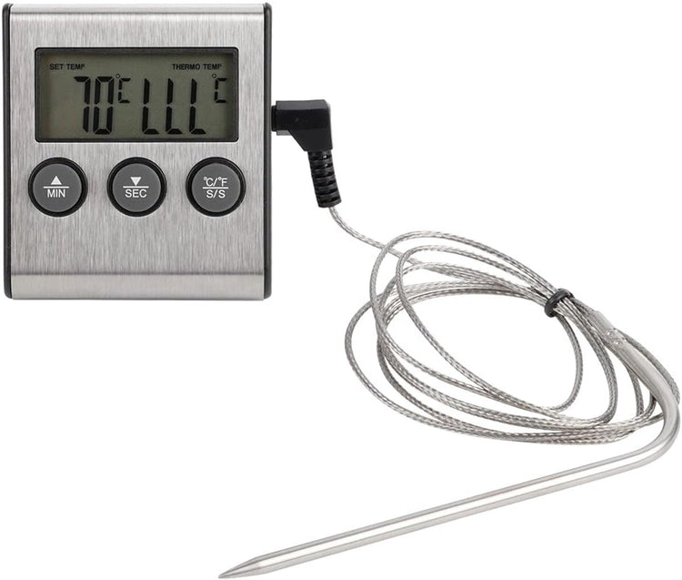 Food Thermometer - Meat Thermometer - Grill Thermometer - Meat Cooking Probe - Flavour Fushion Cooking Shop