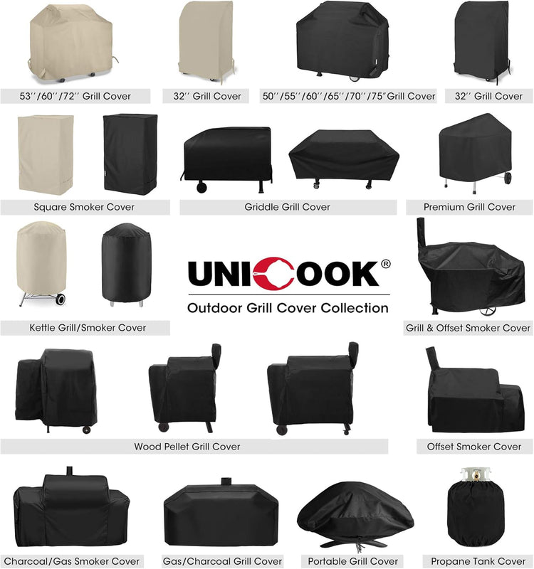 Waterproof Portable Grill Cover for Weber Q2000, Q200 Series and Baby Q Gas Grill Black - Flavour Fushion Cooking Shop