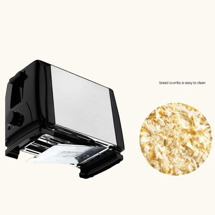 2-Slice Wide Slot Stainless Steel Toaster, Home Breakfast Machine - Flavour Fushion Cooking Shop