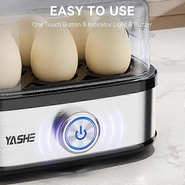 400W Compact 6-Egg Electric Cooker, Easy-Peel Design - Flavour Fushion Cooking Shop