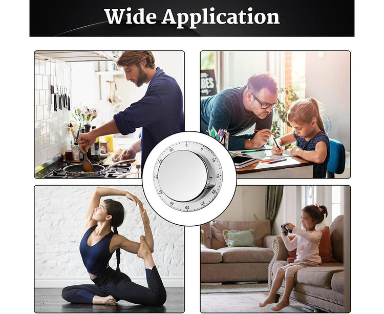 Chef Cooking Timer - Loud Alarm - Mechanical - Flavour Fushion Cooking Shop