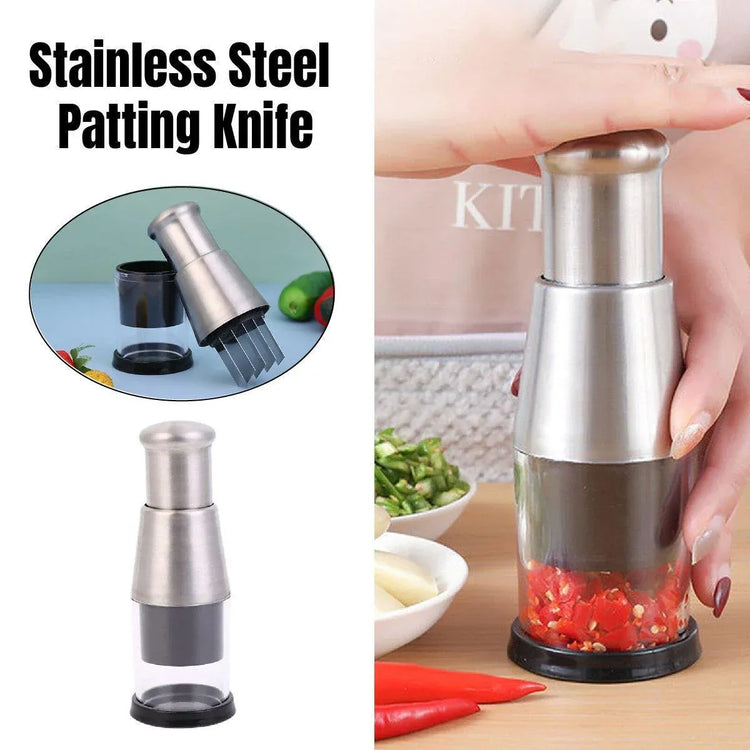 304 Stainless Steel Garlic Press Crusher Manual Garlic Mincer Kitchen Tool - Flavour Fushion Cooking Shop