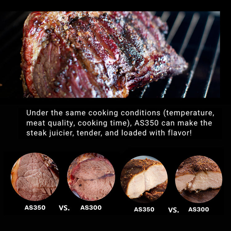 Asmoke AS350 Portable Wood Pellet Grill - Cyder Black - Flavour Fushion Cooking Shop