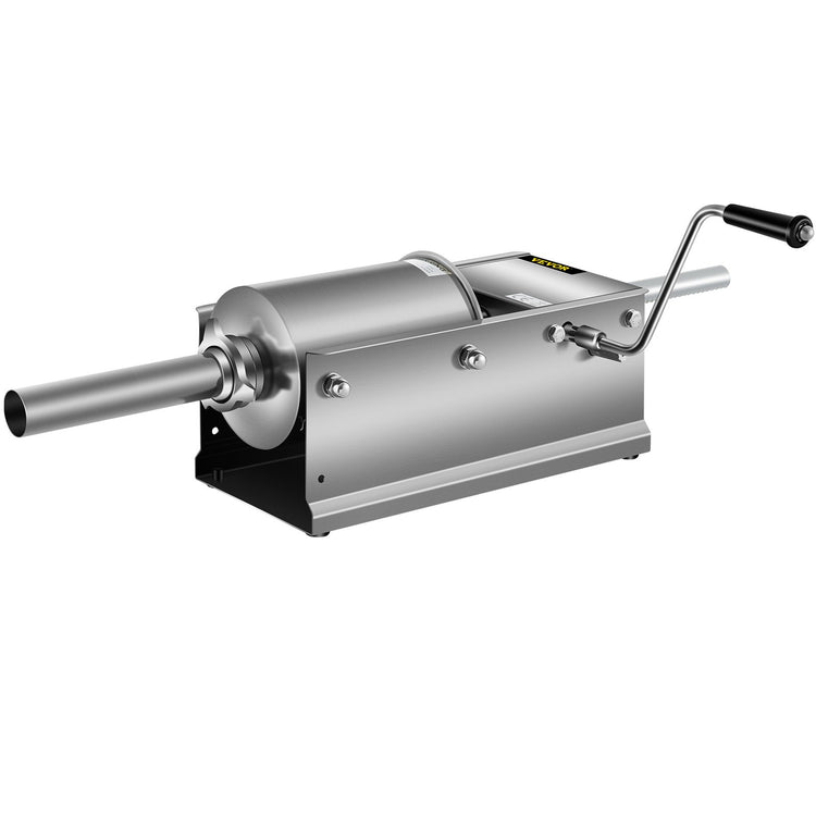 Manual Sausage Stuffer, 3 L / 7 LBS Horizontal Sausage Machine, - Flavour Fushion Cooking Shop
