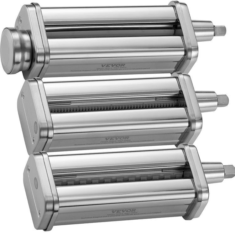 3Pcs Pasta Attachment for KitchenAid Stand Mixer Pasta Roller Cutter Set - Flavour Fushion Cooking Shop