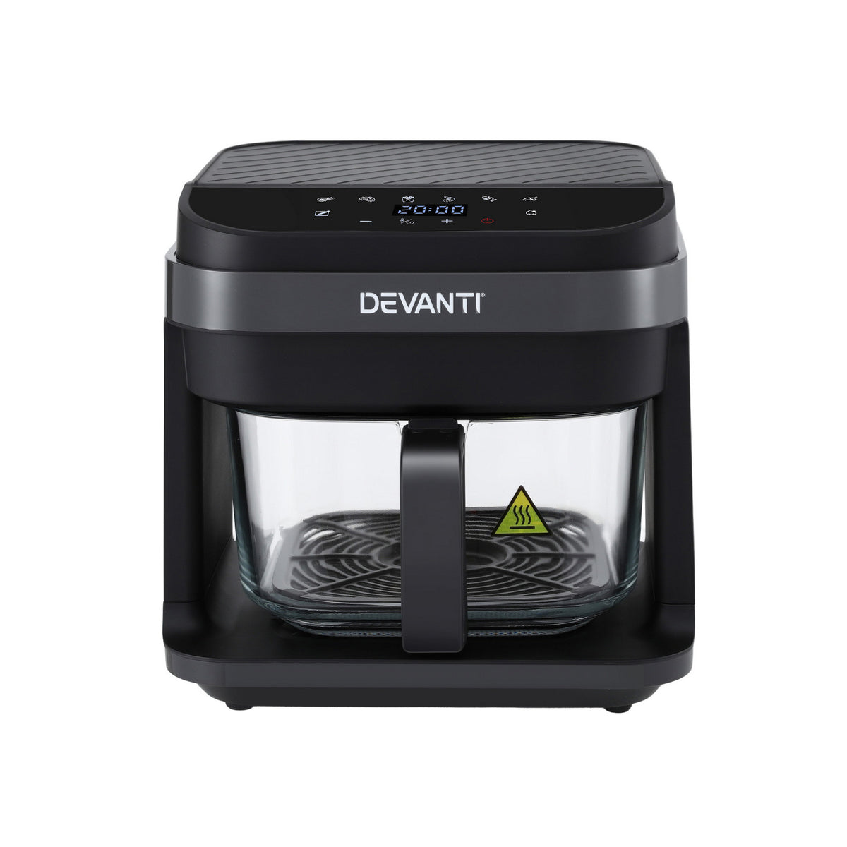 Devanti Air Fryer 5.5L Touch Control Electric Cooker 1200W Black - Flavour Fushion Cooking Shop