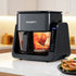 Devanti 2-IN-1 Air Fryer 5.5L Dual Zone Fryers Electric Cooker with Top BBQ Grill & Bot - Flavour Fushion Cooking Shop