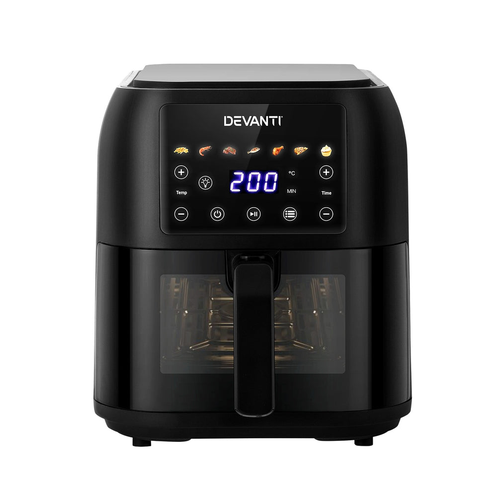 Devanti Air Fryer 8L LCD Fryers - Flavour Fushion Cooking Shop