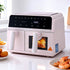 Devanti Air Fryer 9L Dual Zone Fryers 2600W Pink - Flavour Fushion Cooking Shop