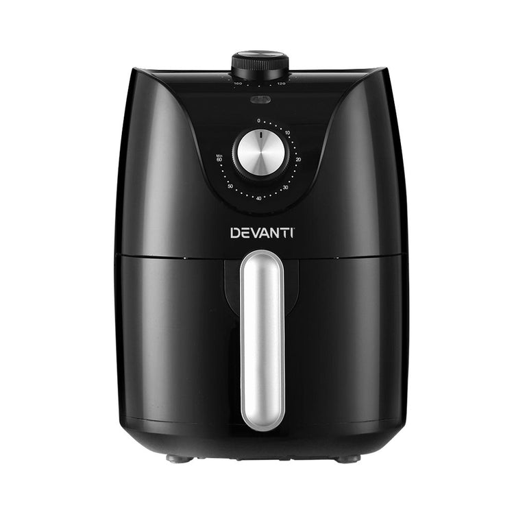 Devanti Air Fryer 2.5L Knob Fryers - Flavour Fushion Cooking Shop