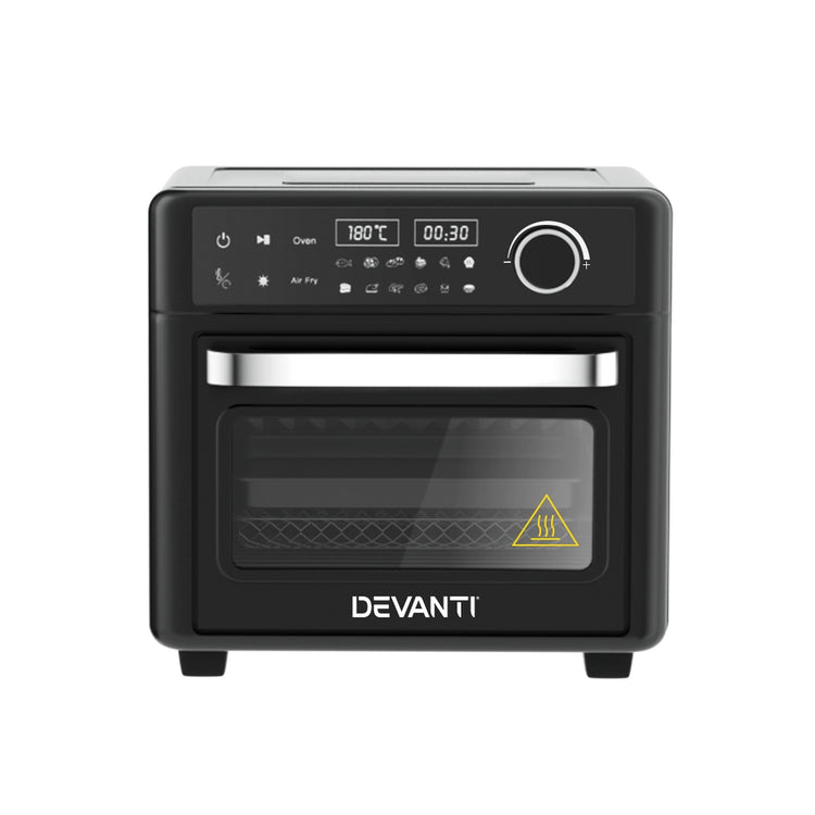 Devanti Air Fryer 15L LCD Fryers Oven - Flavour Fushion Cooking Shop