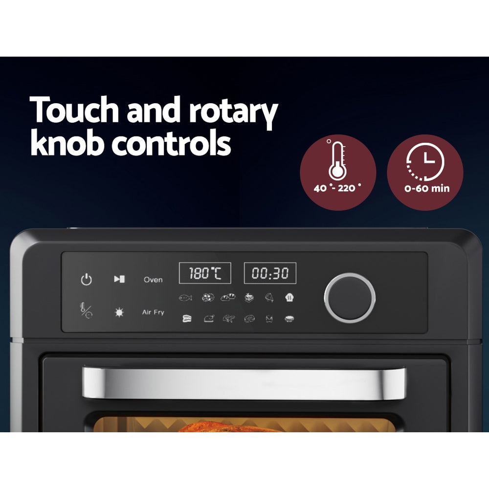 Devanti Air Fryer 20L LCD Fryers Oven - Flavour Fushion Cooking Shop