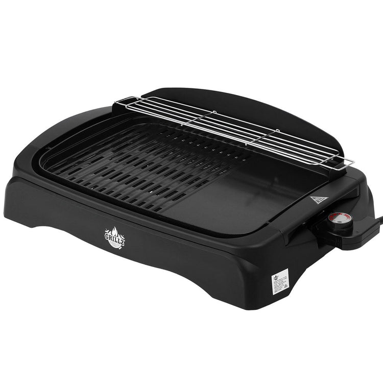 Grillz 1950W Electric BBQ Grill Non-stick Plate for Indoor Outdoor - Flavour Fushion Cooking Shop