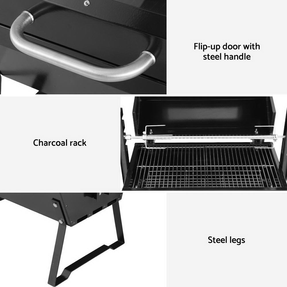 Grillz BBQ Grill Charcoal Electric Smoker Roaster - Flavour Fushion Cooking Shop