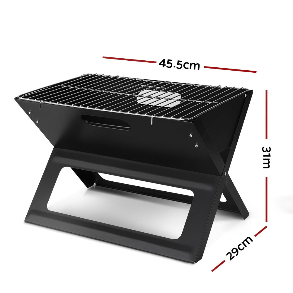 Grillz BBQ Grill Charcoal Smoker Foldable - Flavour Fushion Cooking Shop