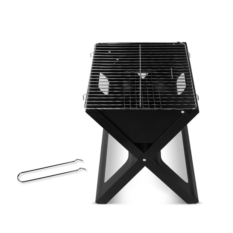 Grillz BBQ Grill Charcoal Smoker Foldable - Flavour Fushion Cooking Shop
