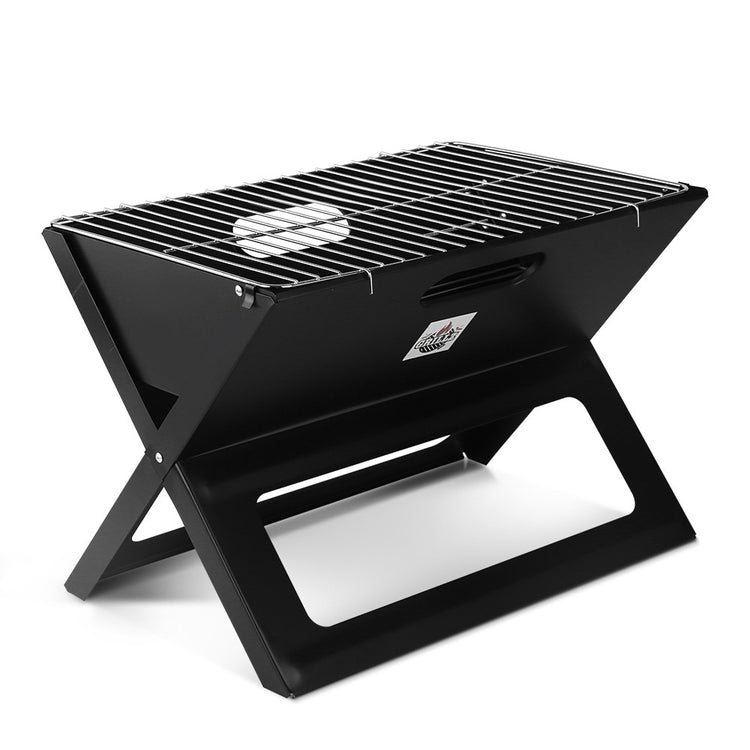 Grillz BBQ Grill Charcoal Smoker Foldable - Flavour Fushion Cooking Shop