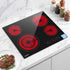 Devanti Ceramic Cooktop 5 Cooking Zone 4 Electric Hobs Touch Control 7600W Black - Flavour Fushion Cooking Shop