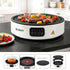 Devanti Ceramic Cooktop Electric Hot Plate Countertop Grill Cooker White - Flavour Fushion Cooking Shop