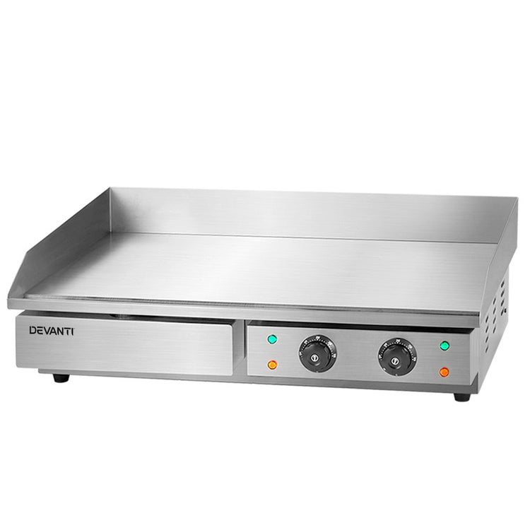 Devanti Commercial Electric Griddle 73cm BBQ Grill Plate 4400W - Flavour Fushion Cooking Shop