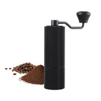 Devanti Manual Coffee Grinder with 24 Adjustable Settings | Hand Coffee Bean Burr Mill  Black
