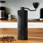 Devanti Manual Coffee Grinder with 24 Adjustable Settings | Hand Coffee Bean Burr Mill  Black