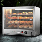 Devanti Commercial Food Warmer Hot Display Showcase Cabinet 64cm