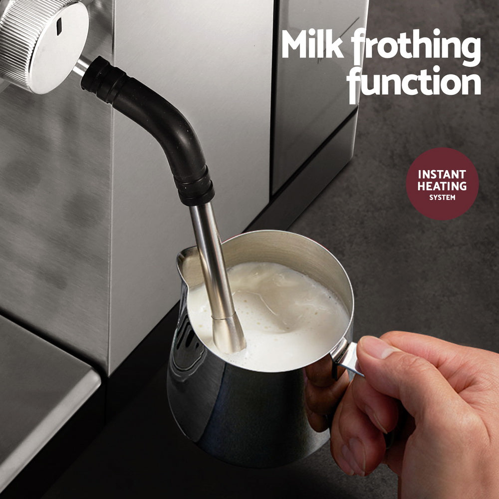 Devanti 20 Bar Coffee Machine Espresso Cafe Maker - Flavour Fushion Cooking Shop