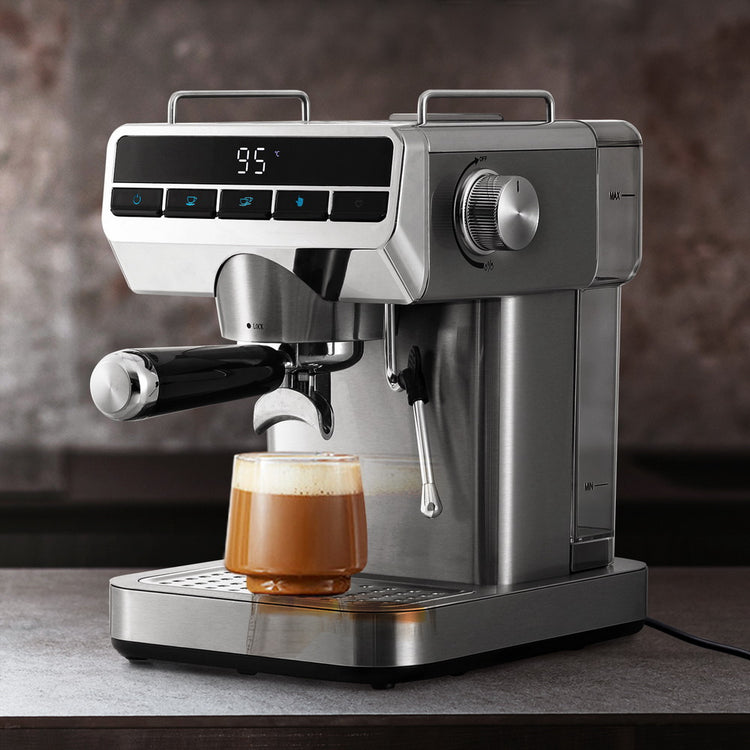 Devanti 20 Bar Coffee Machine Espresso Cafe Maker - Flavour Fushion Cooking Shop