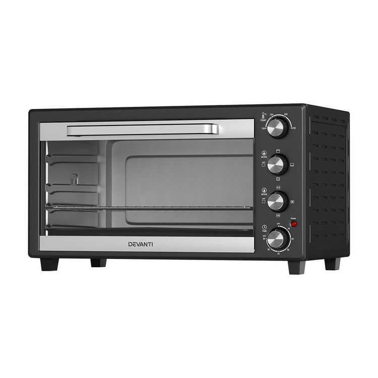 Devanti 45L Convection Oven Electric Fryer Ovens 1800W - Flavour Fushion Cooking Shop