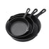 5-star chef Non Stick Frying Pan Cast Iron 3PCS - Flavour Fushion Cooking Shop