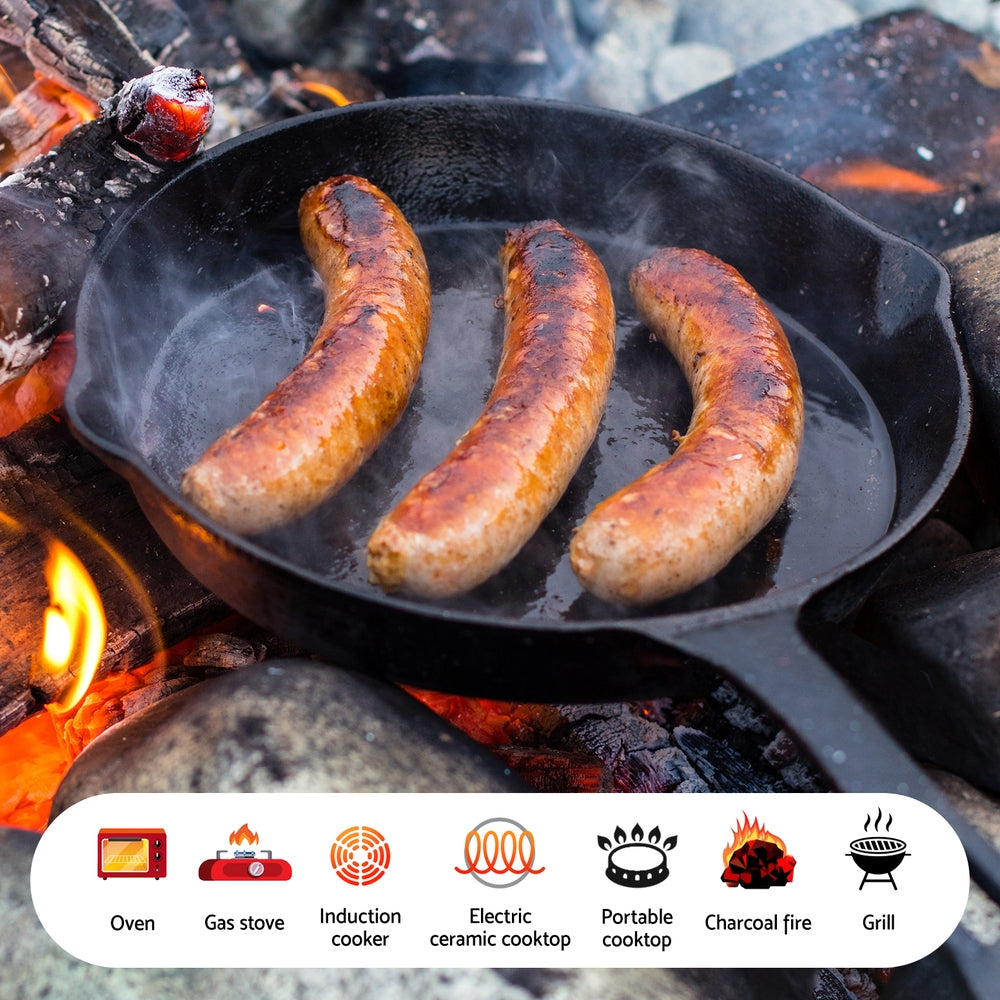 5-star chef Non Stick Frying Pan Cast Iron 3PCS - Flavour Fushion Cooking Shop