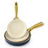 5-star Chef Frying Pan 3PCS Shades Frypan Set Ceramic Coating Multi Colour - Flavour Fushion Cooking Shop