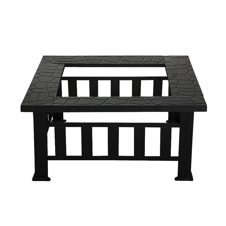 Grillz Fire Pit BBQ Grill 2-In-1 Table - Flavour Fushion Cooking Shop