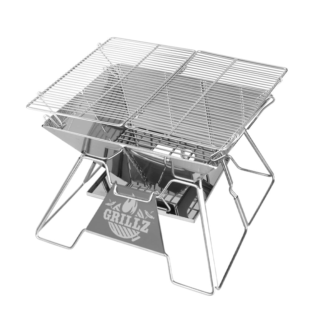Grillz Fire Pit BBQ Grill with Carry Bag Portable - Flavour Fushion Cooking Shop