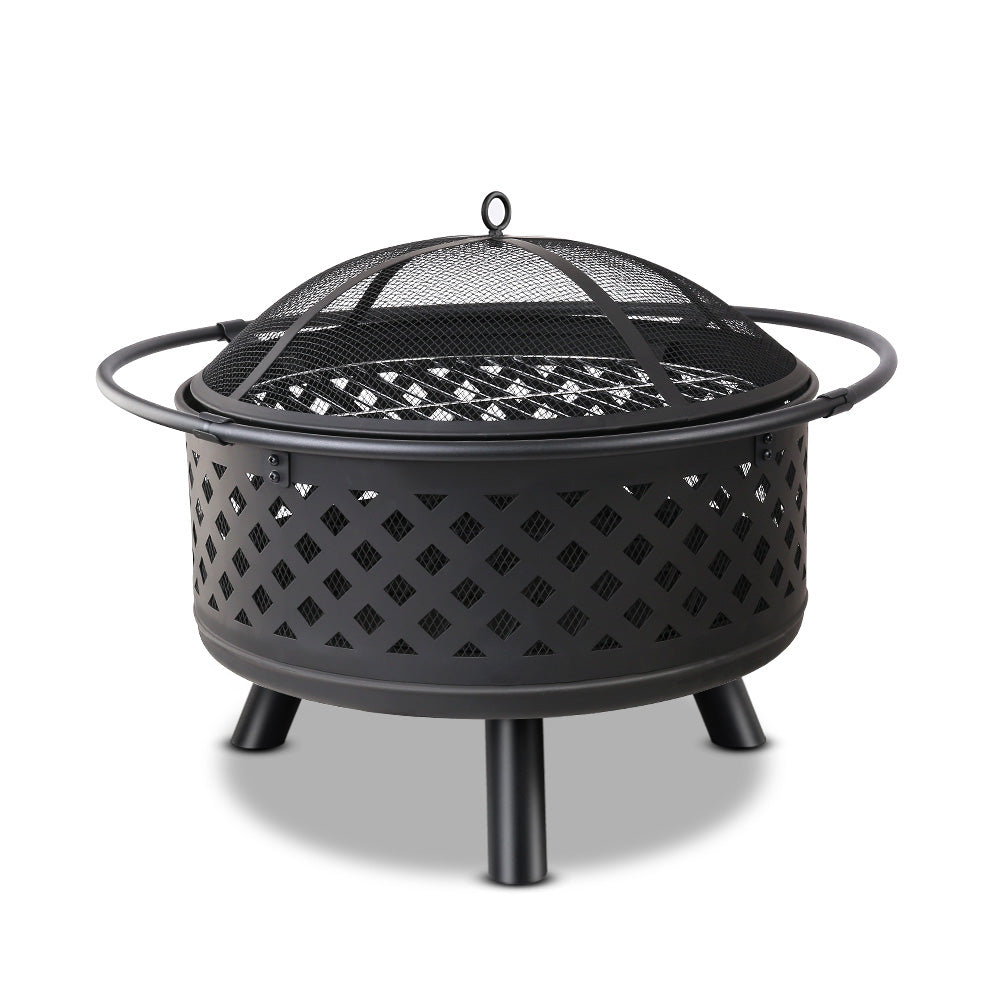 Grillz Fire Pit BBQ Grill 76cm - Flavour Fushion Cooking Shop