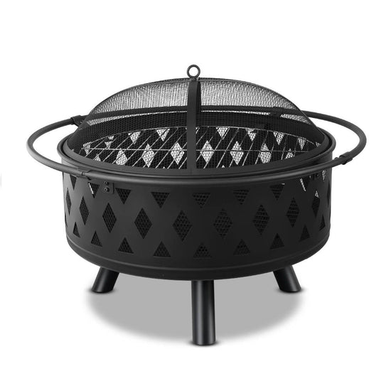 Grillz Fire Pit BBQ Grill 82cm - Flavour Fushion Cooking Shop