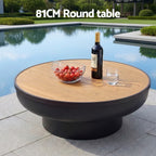 Grillz Fire Pit Table with Lid – 3-in-1 Wood Burning BBQ Grill