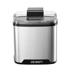 Devanti Ice Cream Maker Machine 2L Homemade Gelato Sorbet Frozen Drinks Sliver