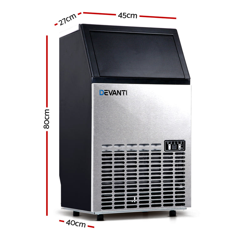 Devanti 60kg Commercial Ice Maker Machine - Flavour Fushion Cooking Shop