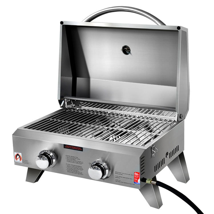 Grillz Portable Gas BBQ Grill 2 Burners - Flavour Fushion Cooking Shop