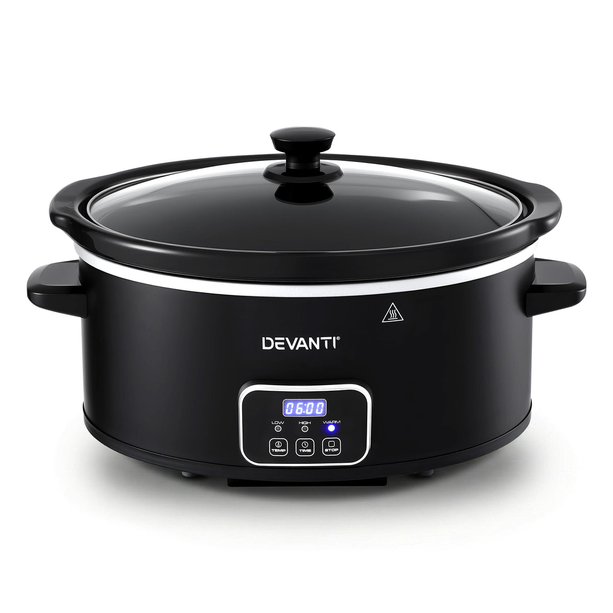 Devanti 5.6L Slow Cooker Electric Multi Cooker with 3 Heat Settings and Keep Warm Function - Flavour Fushion Cooking Shop