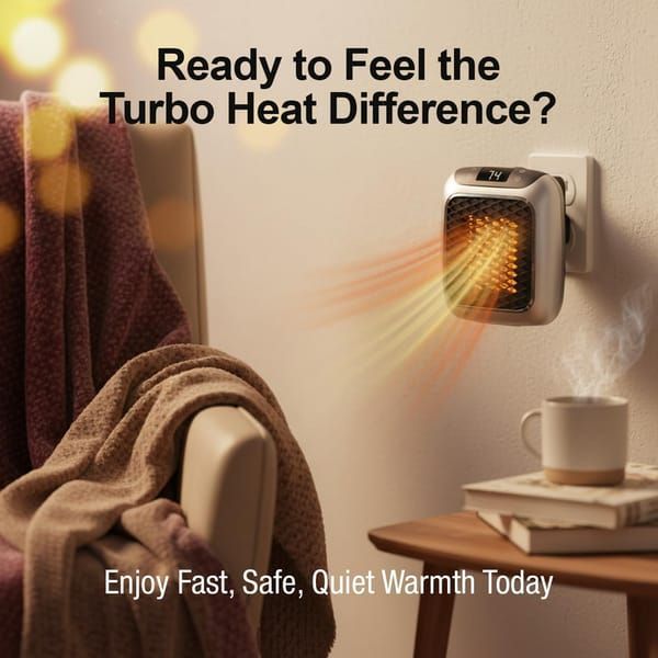 Wall-Mounted Heater Mini Electric Heater Office Heater Home Heater Fast Heating - Gray - Size Australian standard
