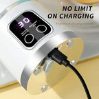 Portable USB Electric Blending Cup with 15.21 oz Capacity (1300 mAh / 3.7 V) (PINK)