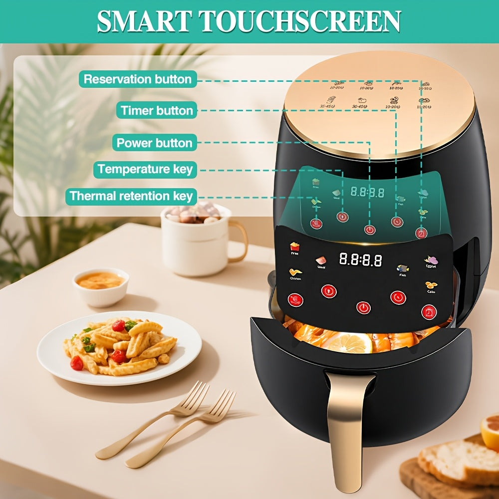 "5L Intelligent Touch · Healthy Fresh Cooking Air Fryer - Flavour Fushion Cooking Shop