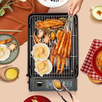 Portable Gas Grill with Removable Grate & Carry Case – (Black)