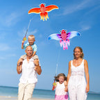 Kids’ Mini Fishing-Rod Kite Set –  3-Pack Fish Designs, Easy-Grip (Multicolor)