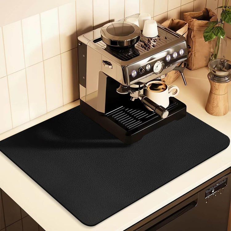 Kitchen Counter Mat for Coffee Maker – Absorbent & Quick-Dry Bar - Flavour Fushion Cooking Shop